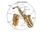Saxofone Alto LAMOUNIER LMR-722G - ORIGINAL - JAPAN na internet