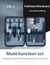 Conjunto de Manicure Conjuntos de Cor Contraste Cortador de Unhas Kits de Ferramentas - comprar online