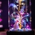 Flor de Folha de Ouro 24K Encantada com LED Galaxy Rose Eterno 24K com Luzes de Cordas