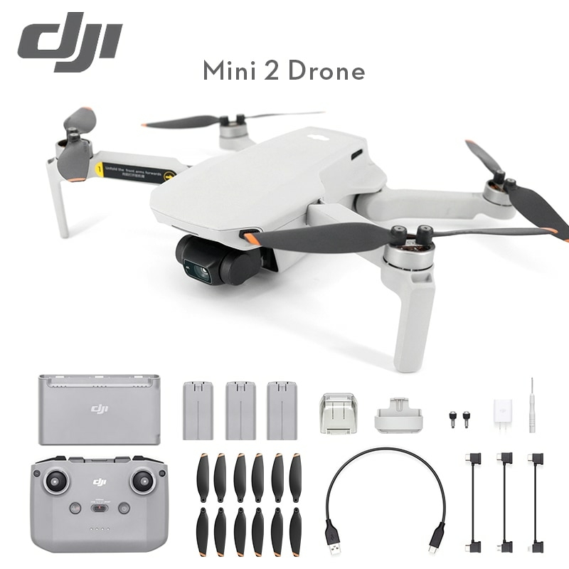 Drone DJI Mini 2 Tempo de Voo 31 Minutos Distancia 10km Camera 4K