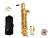 Saxofone Barítono Mib Dourado Profissional LAMOUNIER LMR-32G - comprar online