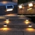 Lâmpadas de parede de LED Solar ao Ar Livre 3 LEDs à Prova D'Água Luzes de Deck - loja online