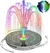 Bomba Fonte Solar AISITIN 3.5W LED com 8 luzes LED Coloridas para Piscina com 16 Bicos - comprar online