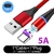 Cabo magnético USB tipo C 5A SFC para Huawei Carregamento rápido 3A para iPhone Xiaomi Samsung OPPO Microusb Magnet Cabo USB para android - Mimi Marcas Distribuidora e Importadora 