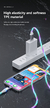 5A Fluxo Magnético Luminoso Cabo de Carregamento Super Rápido Para Samsung Cabo Magnético para iPhone Micro USB Tipo C Fio Para Xiaomi Huawei - loja online