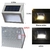 Lâmpadas de parede de LED Solar ao Ar Livre 3 LEDs à Prova D'Água Luzes de Deck na internet