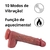 Vibrador Penis Ultra Realistico Vai e Vem Aquecimento Vibro na internet