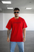 Remera oversize New Religion (rojo) - comprar online