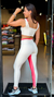 Legging Nakay Com Recortes Coloridos - Ihuuu Fitness e Beachwear