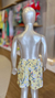 Short Infantil Estampado Nemesia Amarelo - comprar online