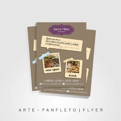 Arte para panfleto ou flyer - Copy+Arts, produtos exclusivos. Papelaria personalizada.