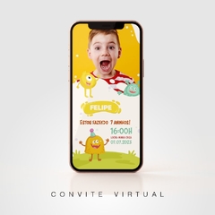 Convite virtual Infantil - comprar online