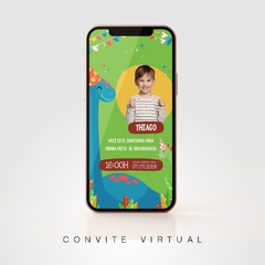 Convite virtual Infantil - Copy+Arts, produtos exclusivos. Papelaria personalizada.