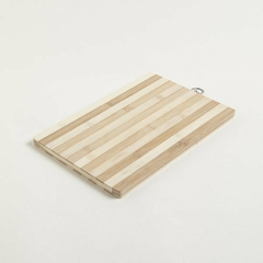 Tabla de bamboo rectangular rayada en internet