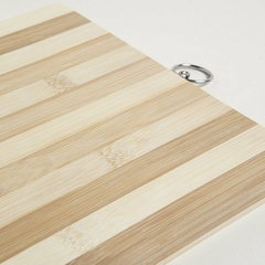Tabla de bamboo rectangular rayada - comprar online