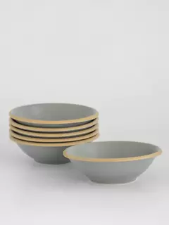 Set x6 bowl hampshire grey