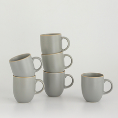Set x6 mug hampshire grey