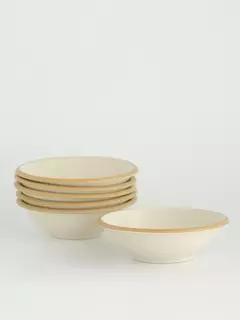 Set x6 bowl hampshire beige en internet