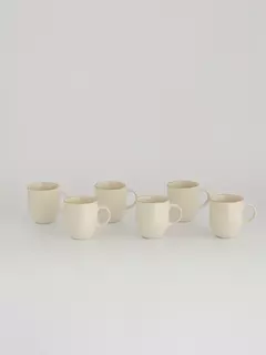 Set x6 mug hampshire beige - comprar online