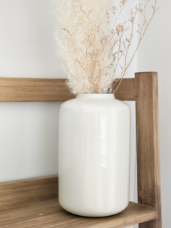 florero cilindro blanco - comprar online