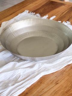bowl metalico tallado - tienda online