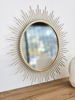 Espejo de hierro dorado - comprar online