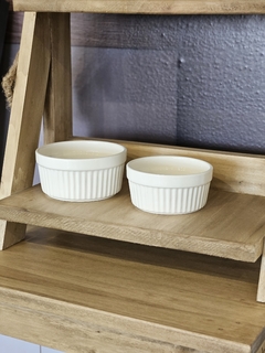 Bowls muffins rayado porcelana - comprar online
