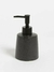 Dispenser ceramica conico negro gota 15cm - comprar online