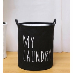 Cesto de ropa my laundry - negro