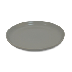 Set x6 platos playos gris claro satinado - comprar online