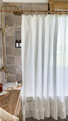 Cortina de baño olivia off white en internet