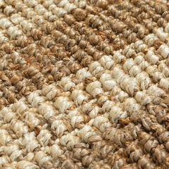 Alfombra yute 45x75 agra stripes natural - comprar online