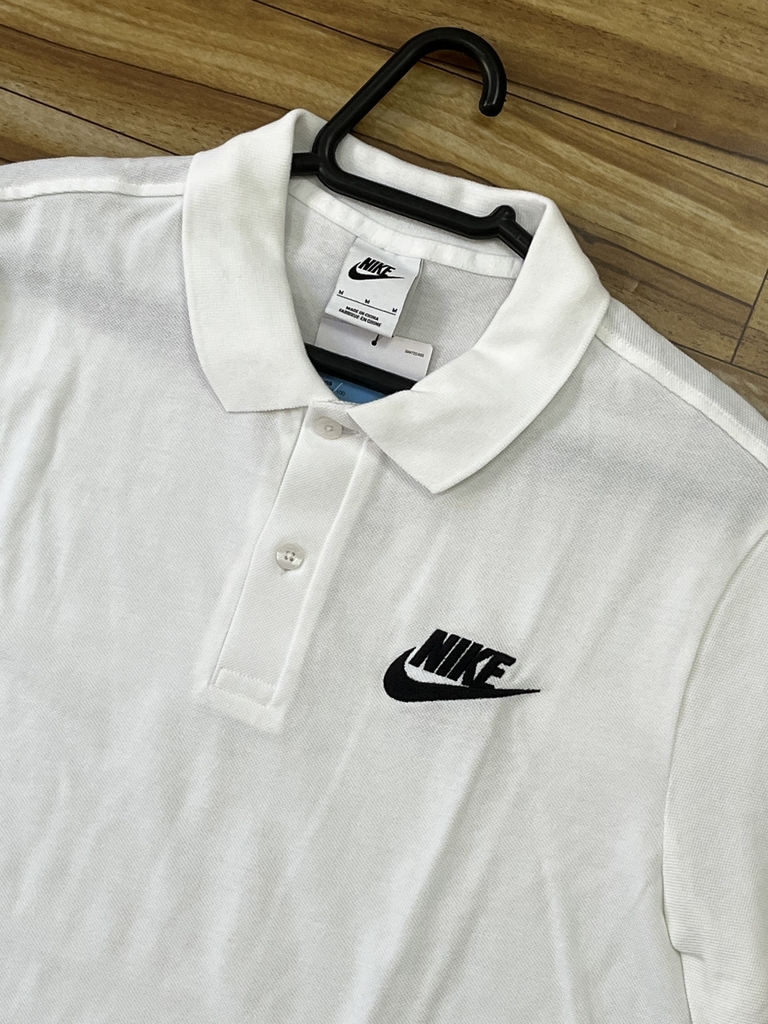 Camisa Polo Nike Sportswear Jersey Branca - Compre Agora