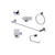 Kit de Accesorios x6 Piezas Peirano 12006