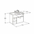 Mueble Colgante Avignon Ferrum X6IE/B 65cm Blanco - comprar online