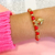 Pulseira de Cristais Cherry Ouro