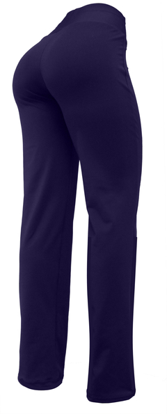 Calça social feminina azul marinho, do P ao Plus Size 60/62, modelo reto - comprar online