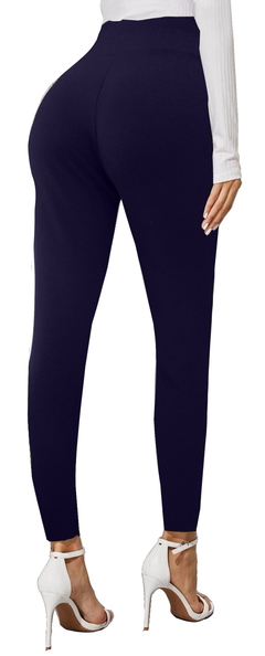 Calça legging azul marinho, do P ao Plus Size 60/62. - comprar online