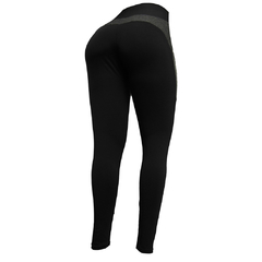 Legging bolsos do P ao Plus Size (64/66), preto e cinza, suplex na internet