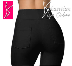 Legging preta bolsos,do P ao plus 64/66, suplex 340 ou 380 - comprar online