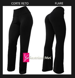 Imagem do Calça Flare ou Reta poliamida estampa onça, do P ao Plus Size 64/66.