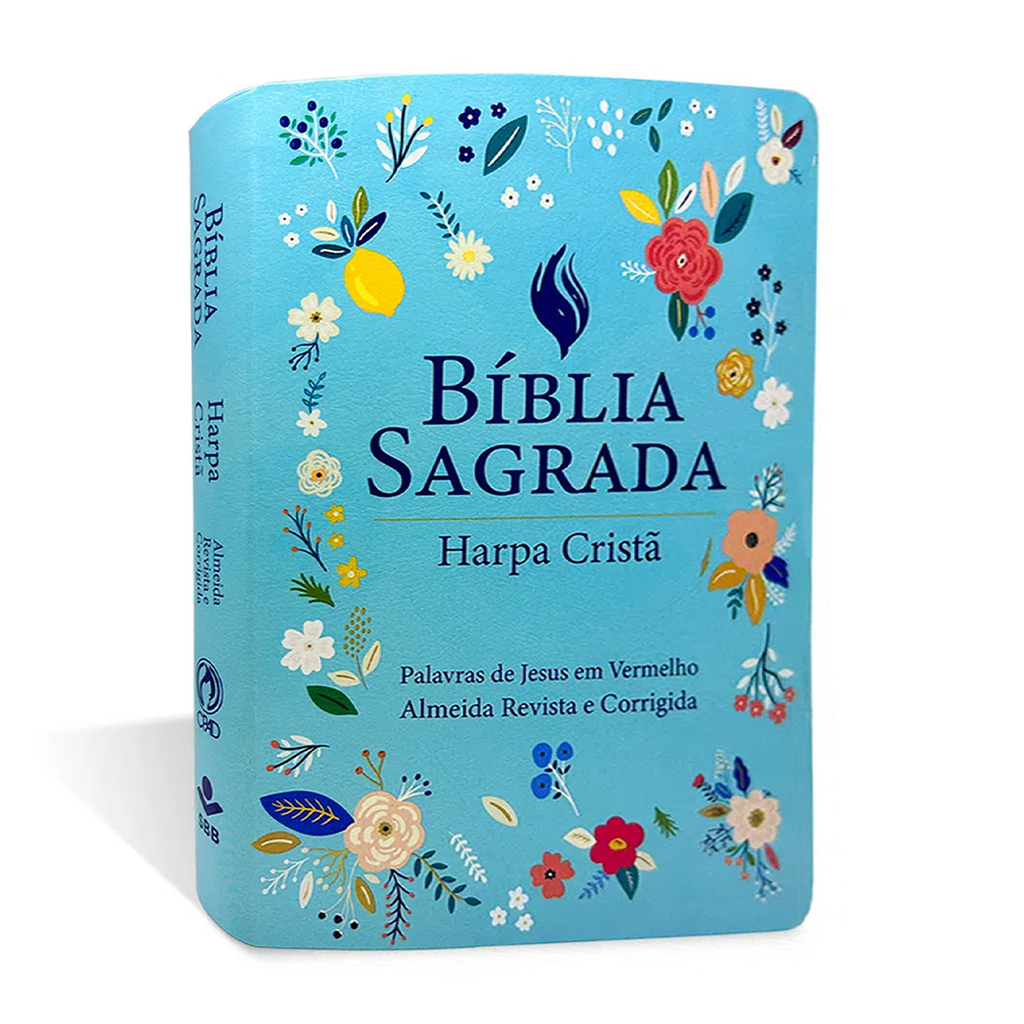 Bíblia Sagrada Letra Grande com Harpa Cristã - Capa couro sintético preto:  Almeida Revista e Corrigida (ARC)