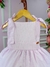 Vestido Infantil Xadrez Rosa Bebê - comprar online