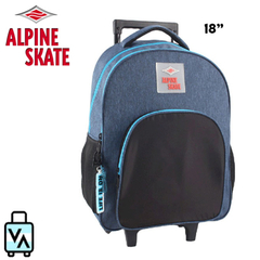 Mochila Escolar Alpine Skate Con Carro 18"