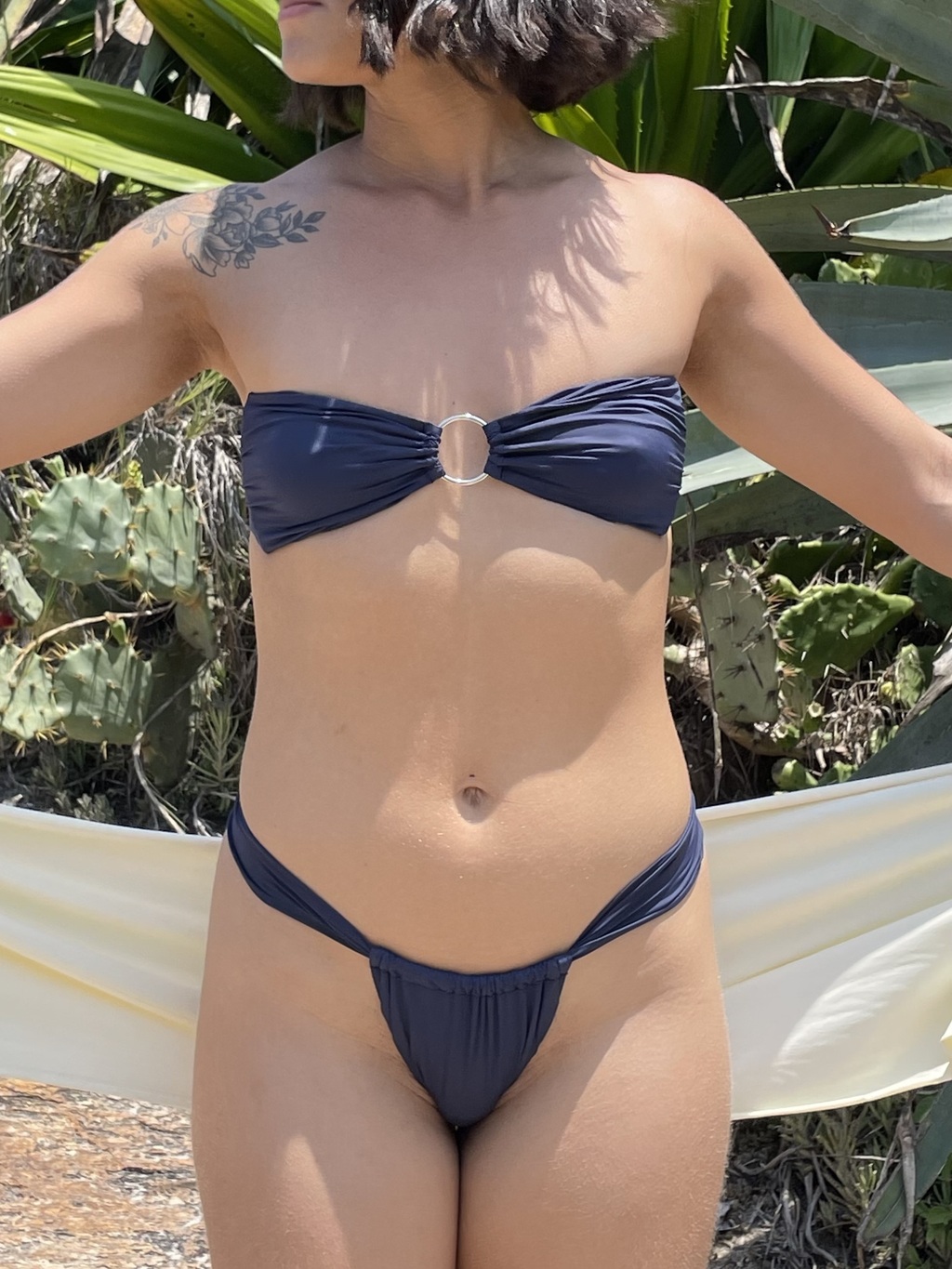 calcinha arpoador marinho ebony - palani bikini
