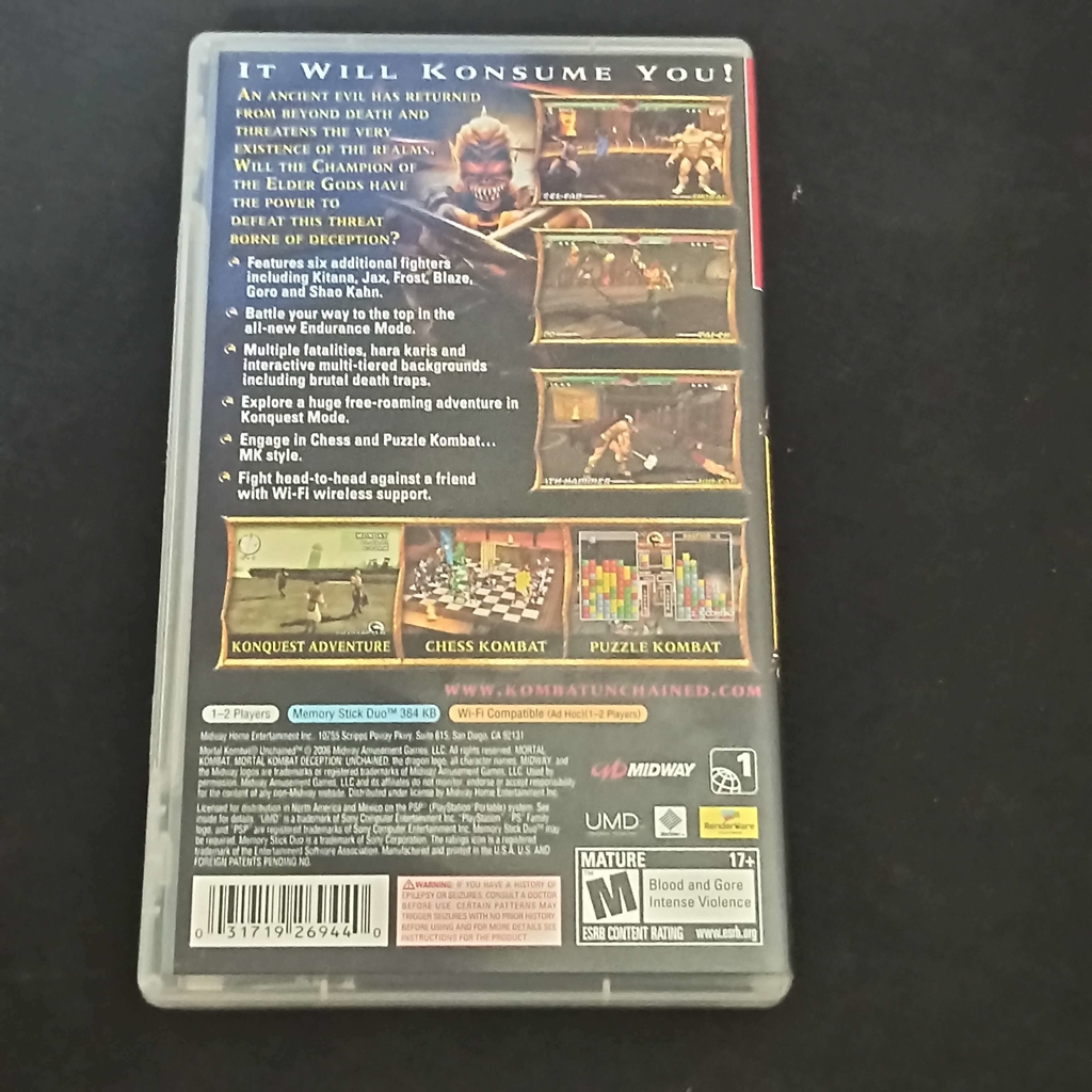 Jurus Mortal Kombat Shaolin Monks PS2