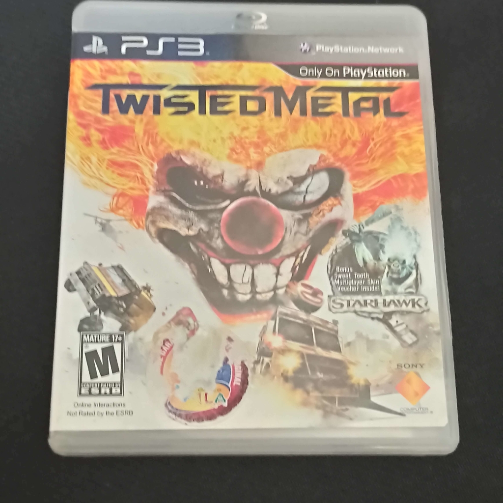 Jogo Twisted Metal Playstation 3 Ps3 Game Sony Corrida Luta