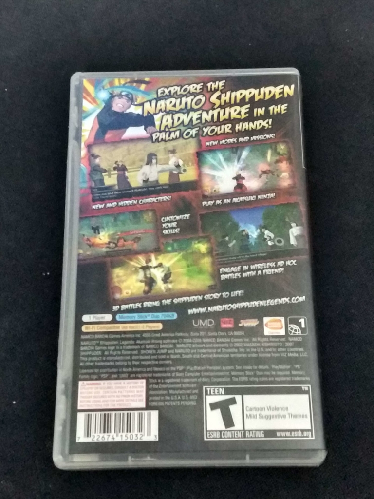 Jogo Naruto Shippuden Legends: Akatsuki Rising - PSP