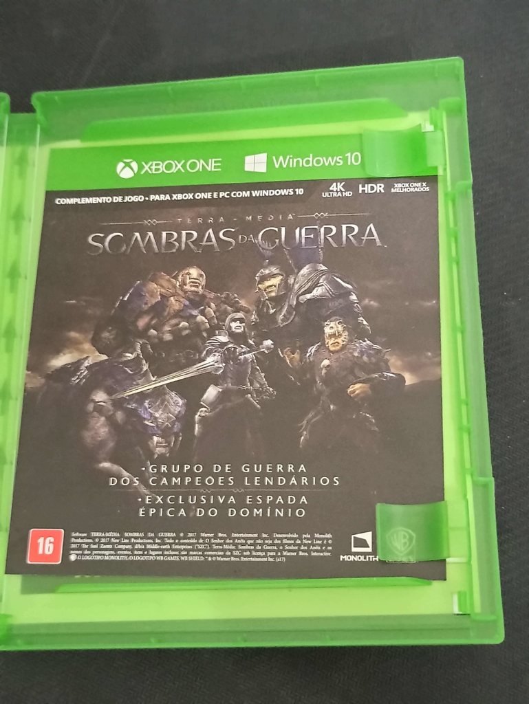 Game Terramédia: Sombras da Guerra Xbox One