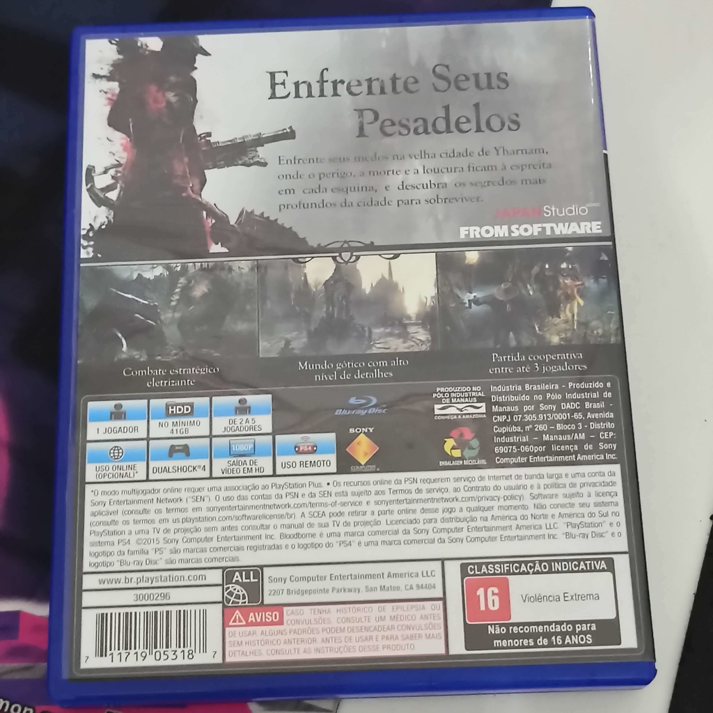 Jogo PS4 Bloodborne